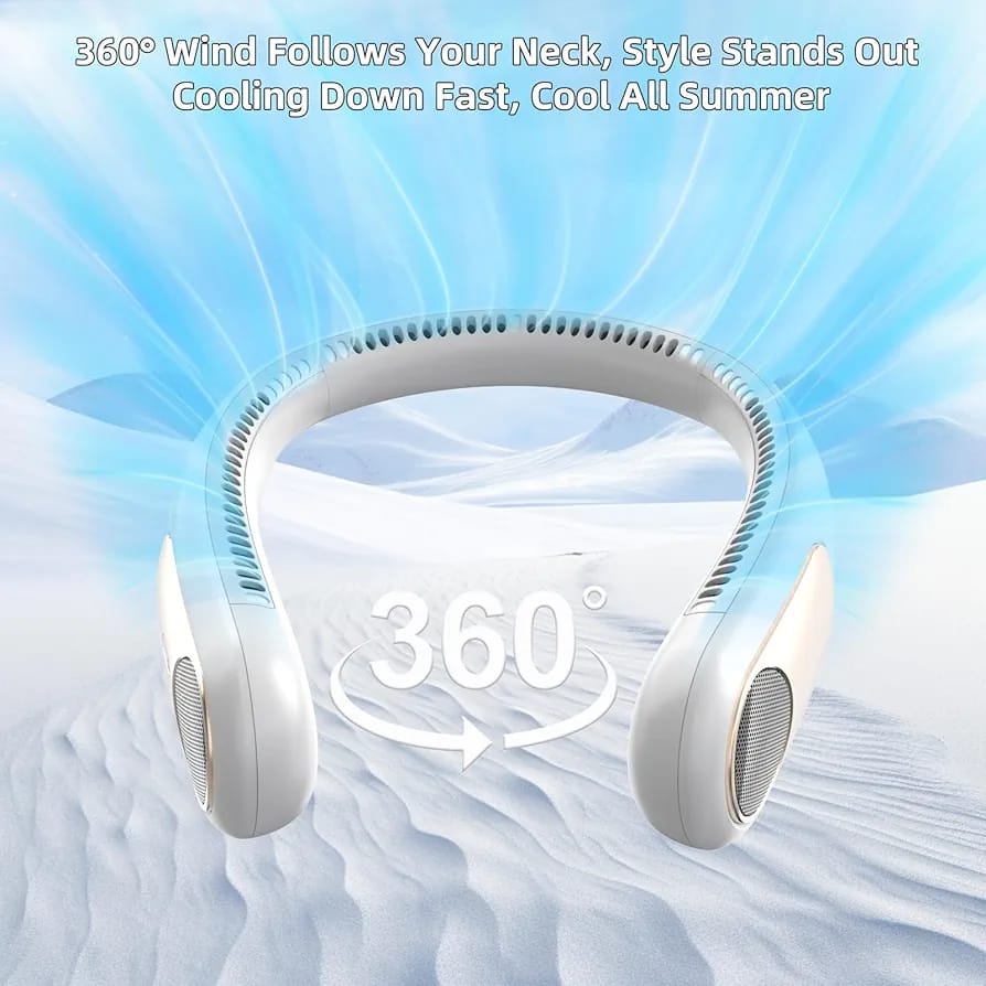 Neck Hanging Fan Portable Rechargeable Fan