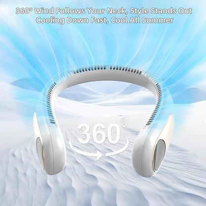 Neck Hanging Fan Portable Rechargeable Fan