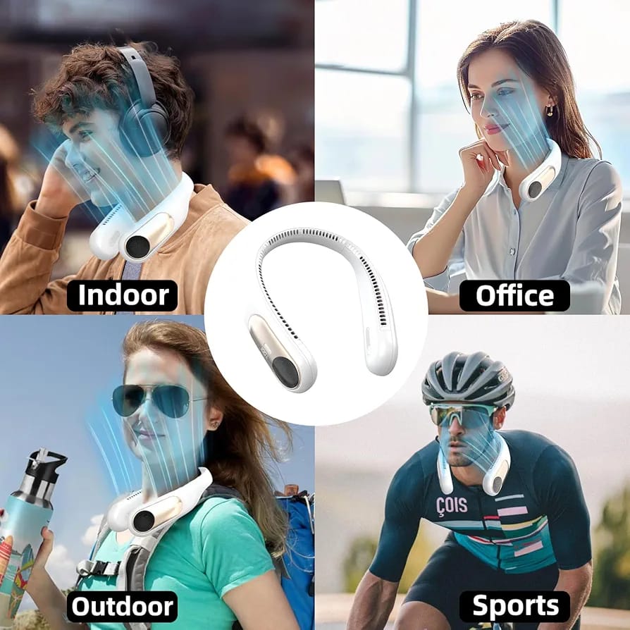 Neck Hanging Fan Portable Rechargeable Fan