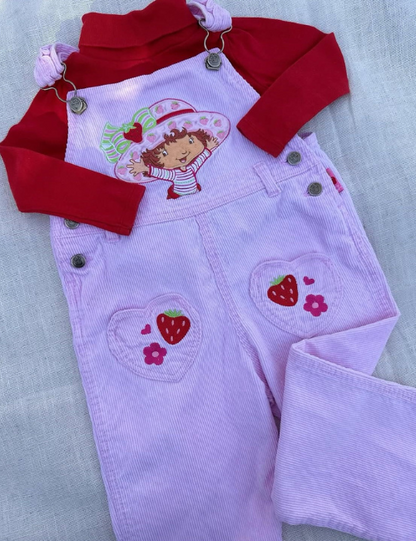 Lola - Strawberry ShortCake Overall