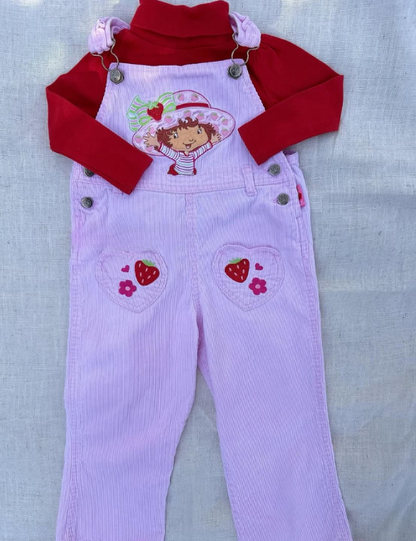 Lola - Strawberry ShortCake Overall