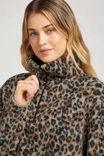 Leopard Print - Zip Up