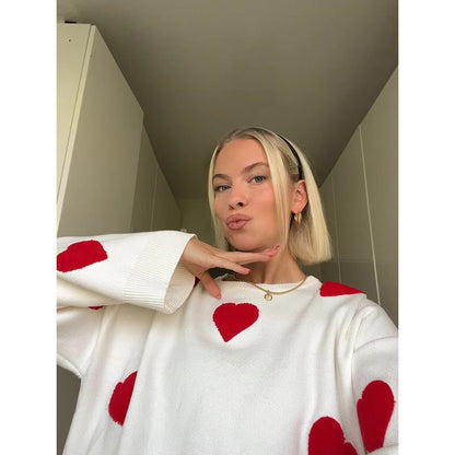 Cozy Heart Valentine Sweater