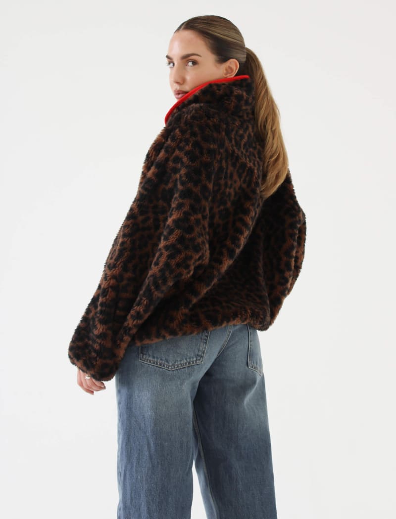 Elora - Leopard Sherpa