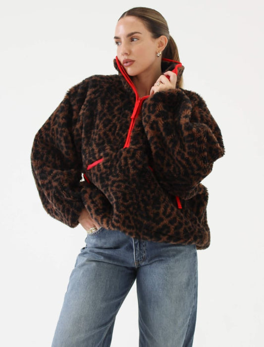 Elora - Leopard Sherpa