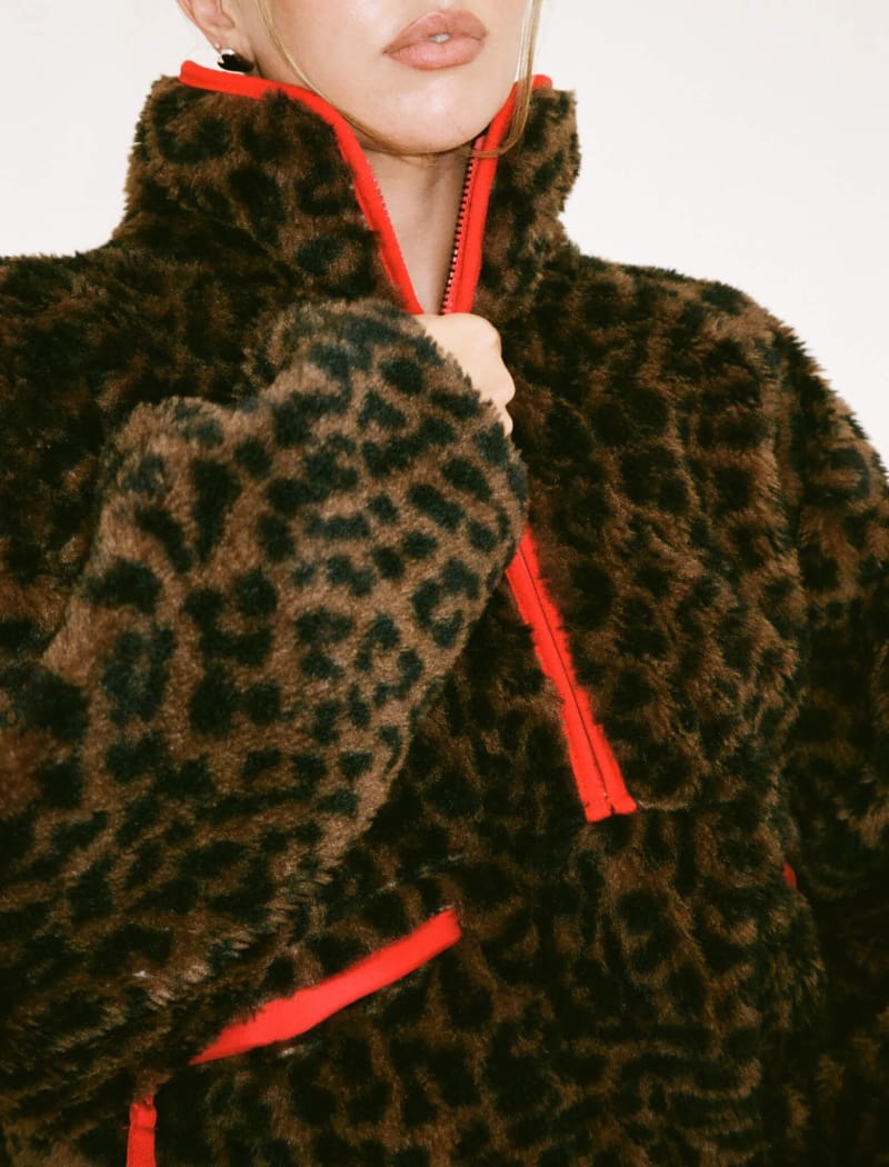 Elora - Leopard Sherpa