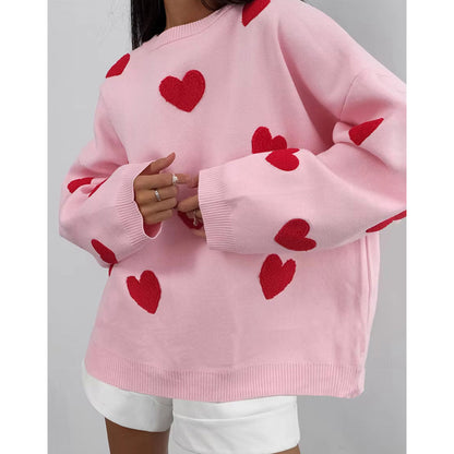 Cozy Heart Valentine Sweater